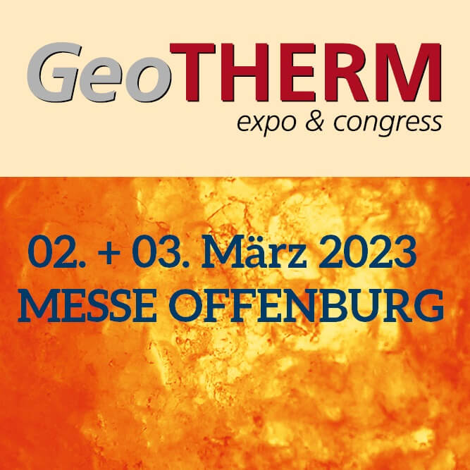GEOTHERM expo & congress - Europas größte Geothermie-Fachmesse mit Kongress